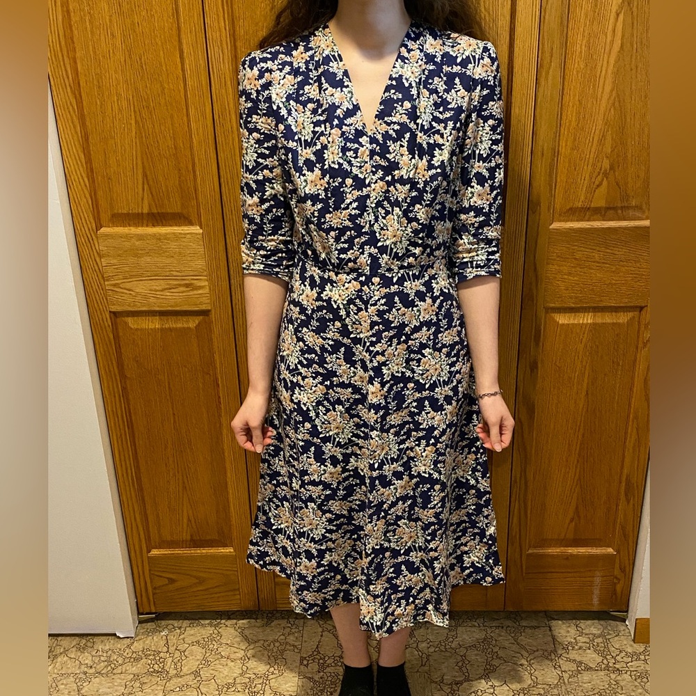 1940’s Floral Dress and Jacket Women’s XS-S